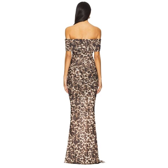 SER.O.YA Sasha Maxi Dress in Spotted Bengal Small New Womens Gown - Picture 3 of 16